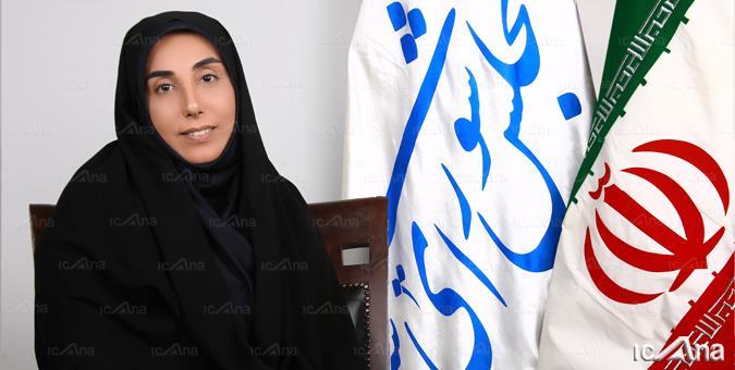 بازدید سکینه الماسی از غرفه خبرگزاری خانه ملت